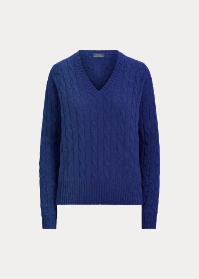 Suéter Polo Ralph Lauren Cable-Knit Cashmere Mulher 15302-BTAR